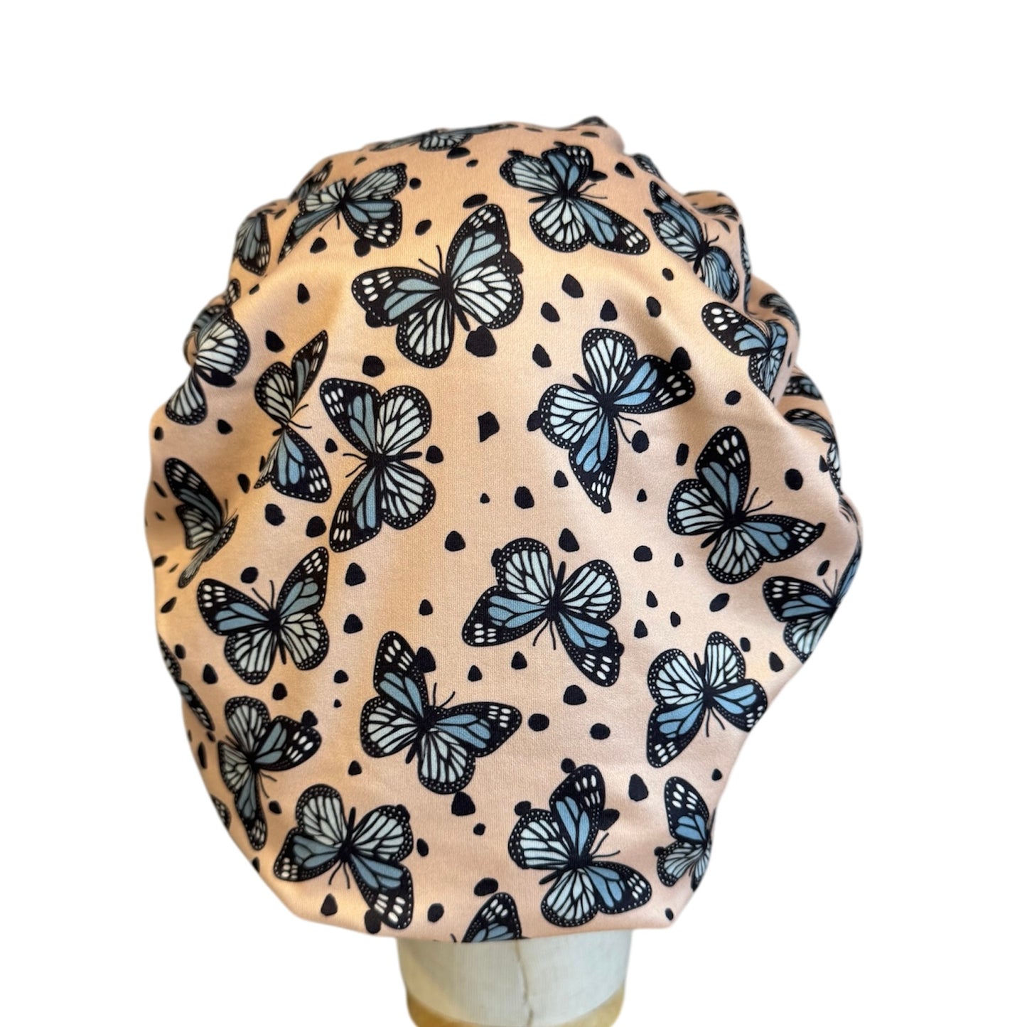 Butterflies Floral Scrub Cap