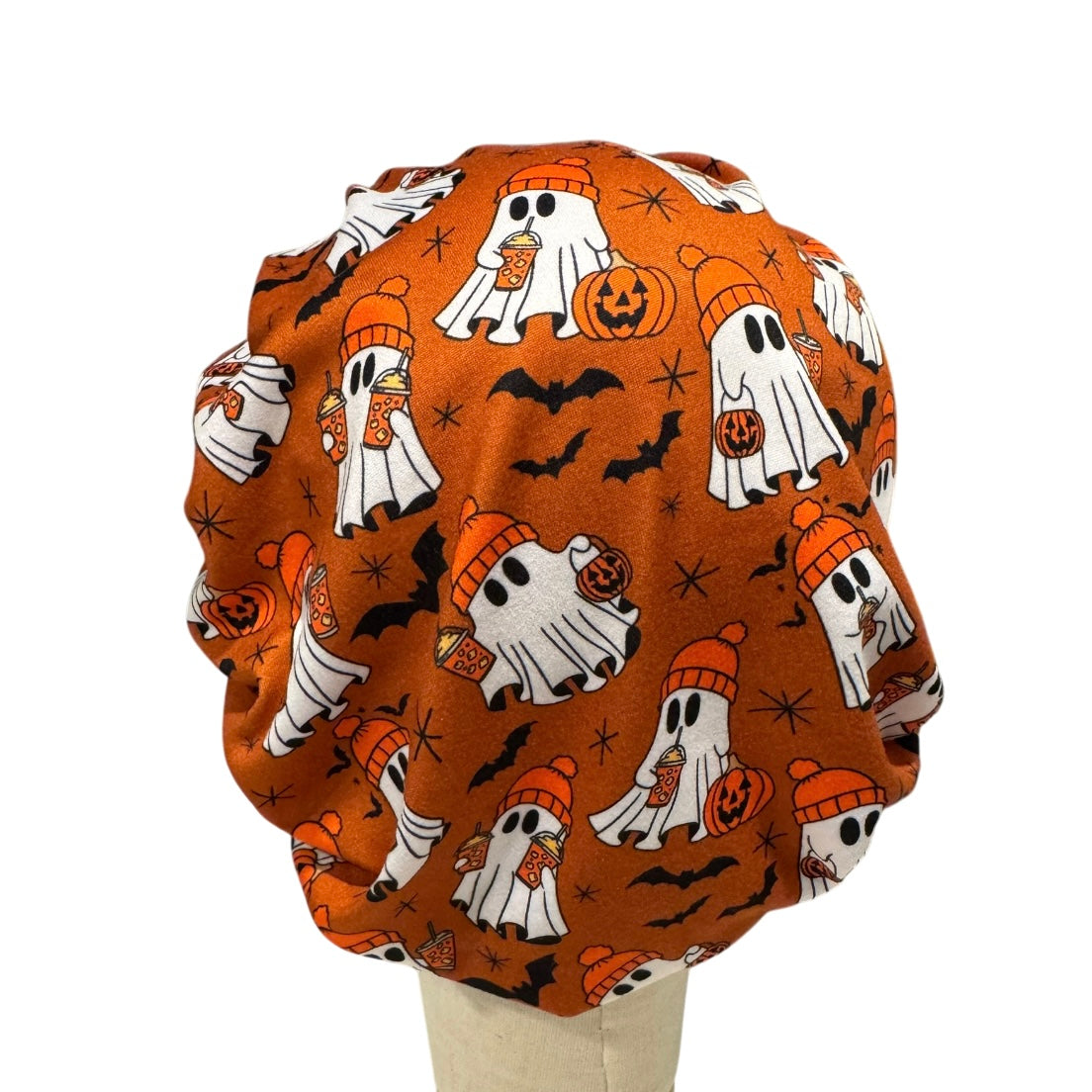 Cute Autumn Ghosts Bouffant Scrub Cap