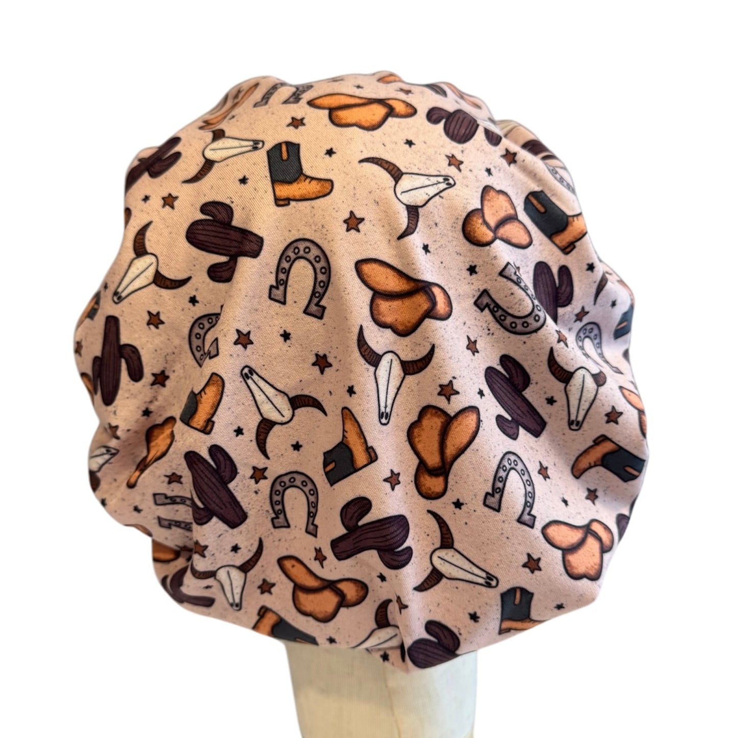 Boho Western Scrub Cap