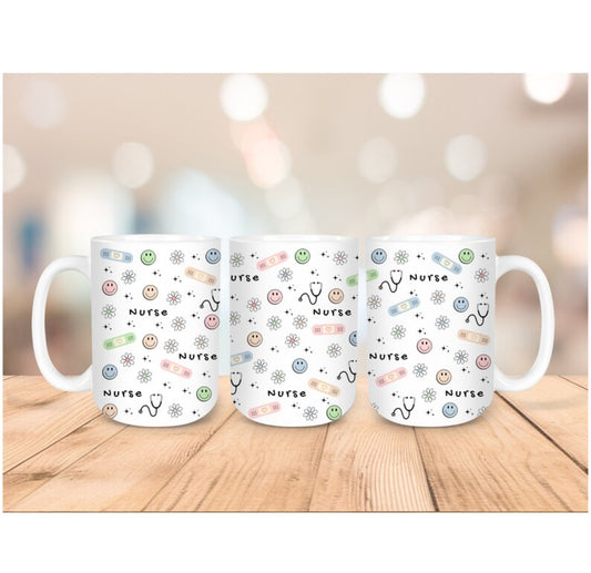Nurse Mug Smiley Faces