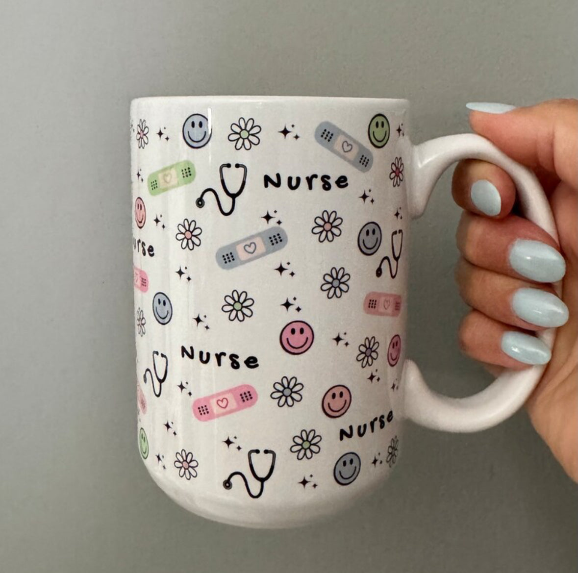Nurse Mug Smiley Faces