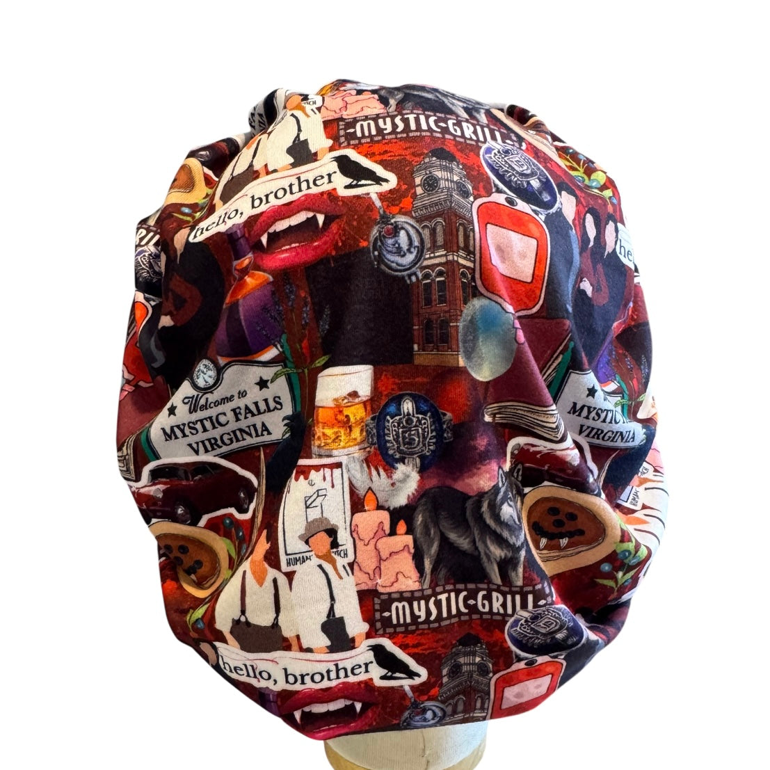 The Vampire Diaries Bouffant Scrub Cap