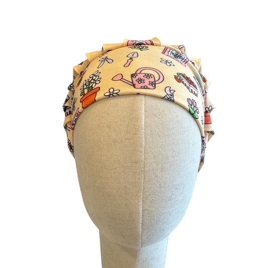 Gardening Bouffant Scrub Cap, Headband Style Scrub Cap