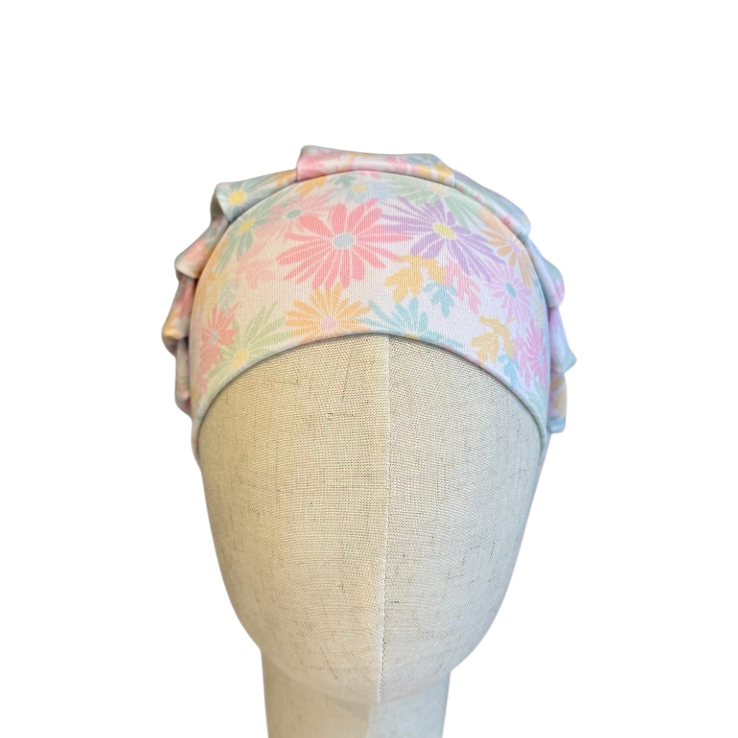 Pastel Floral Scrub Cap