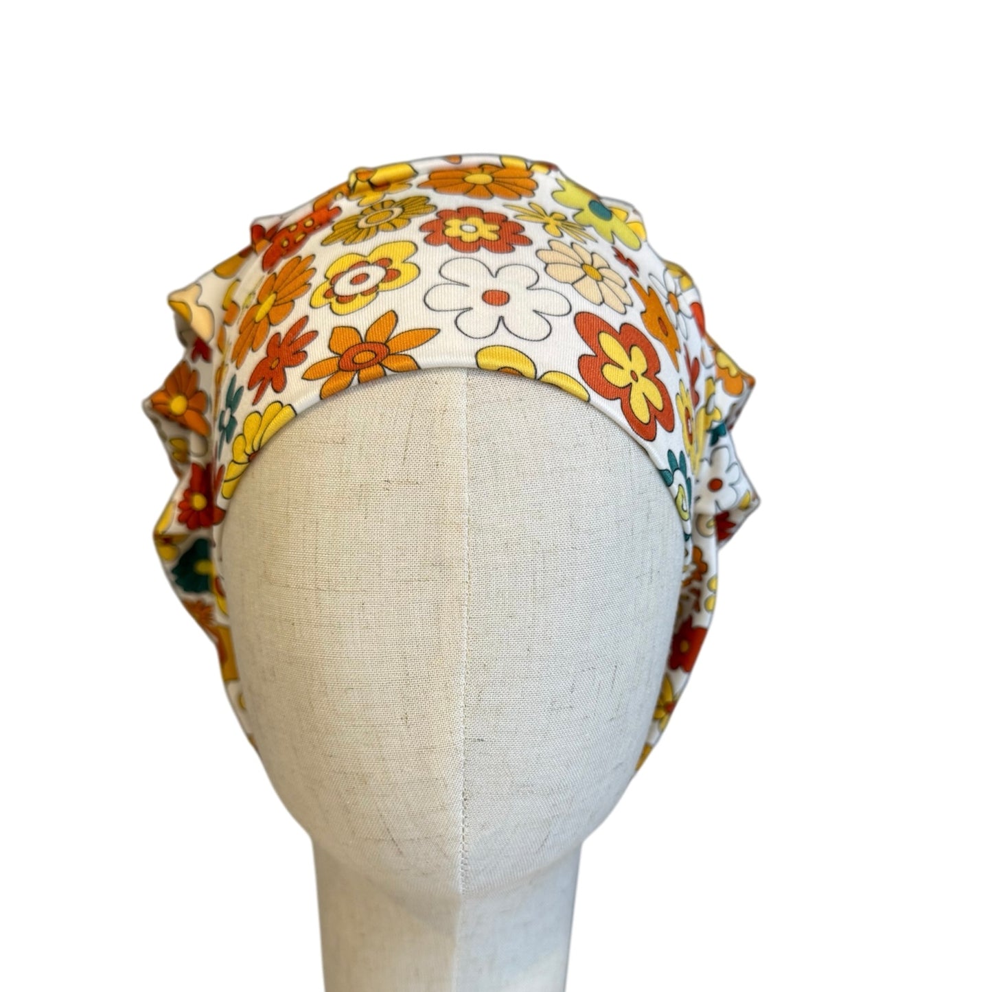 Boho Floral Scrub Cap