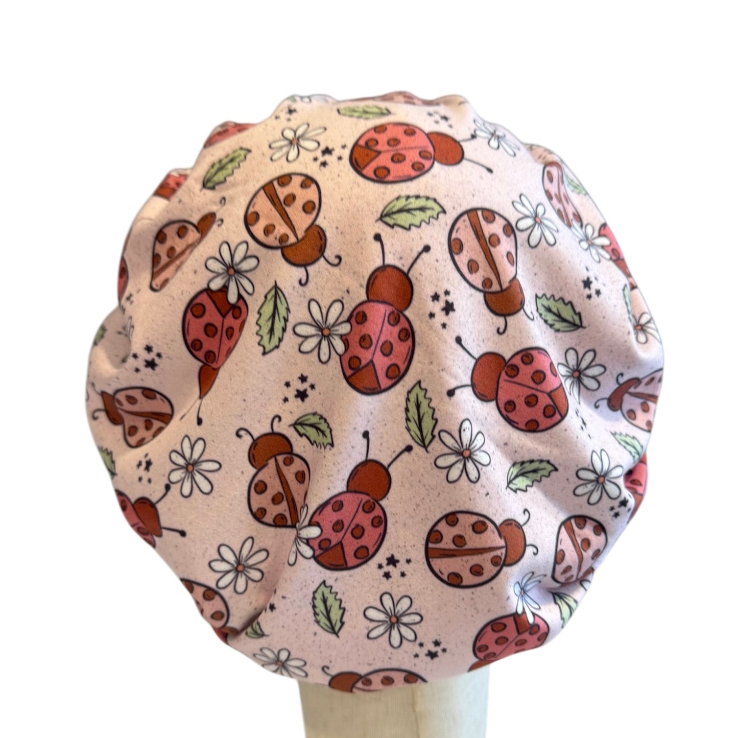 Ladybug Scrub Cap