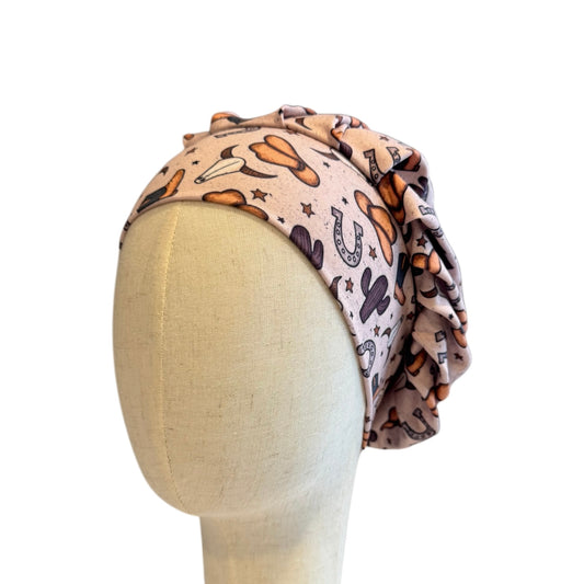 Boho Western Scrub Cap