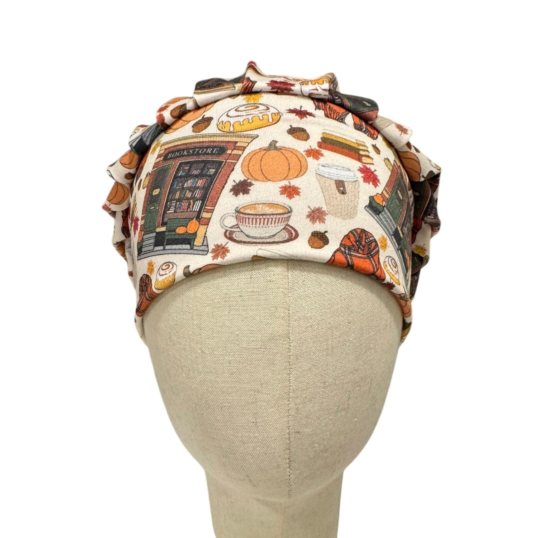 Cozy Fall Bouffant Scrub Cap