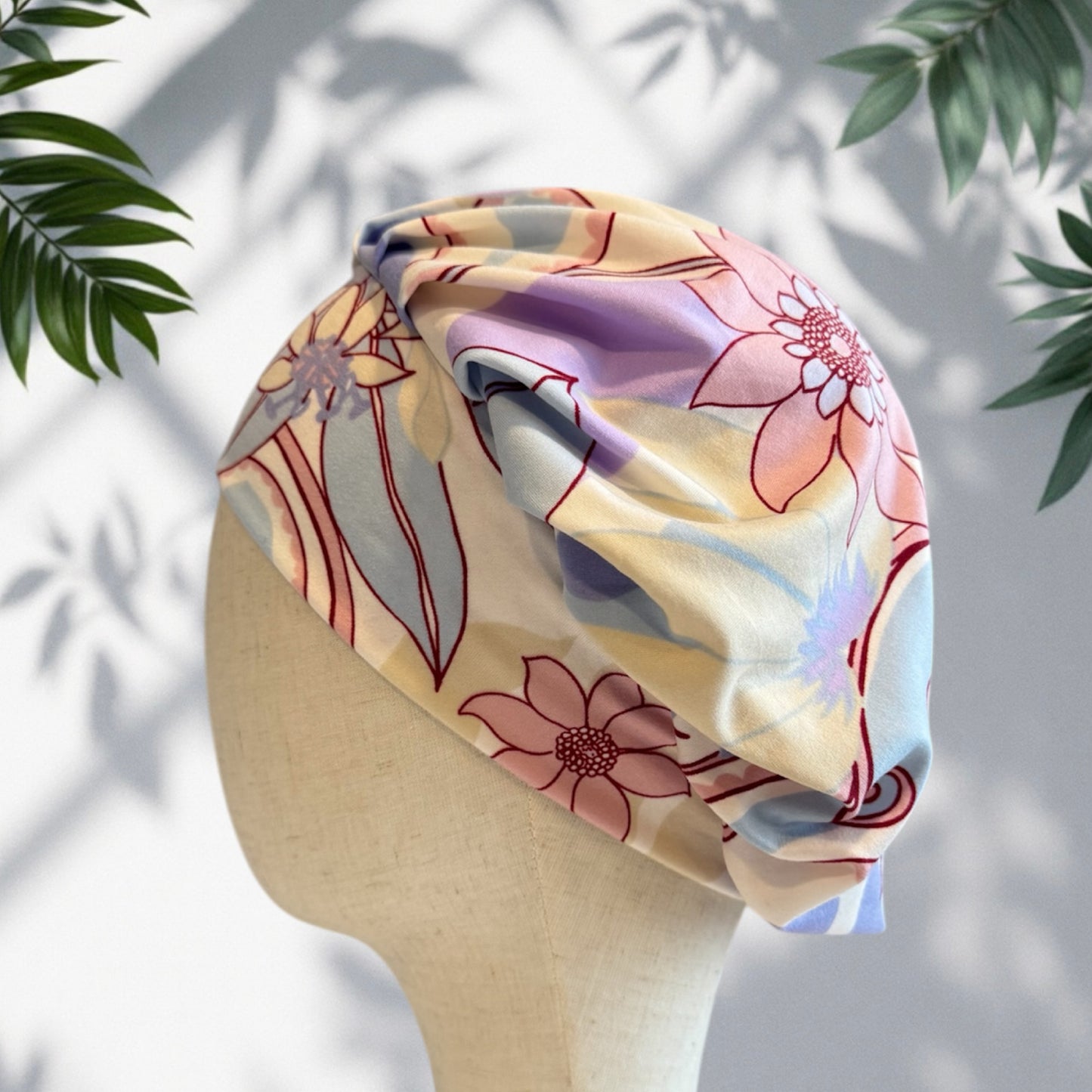 Floral Scrub Cap