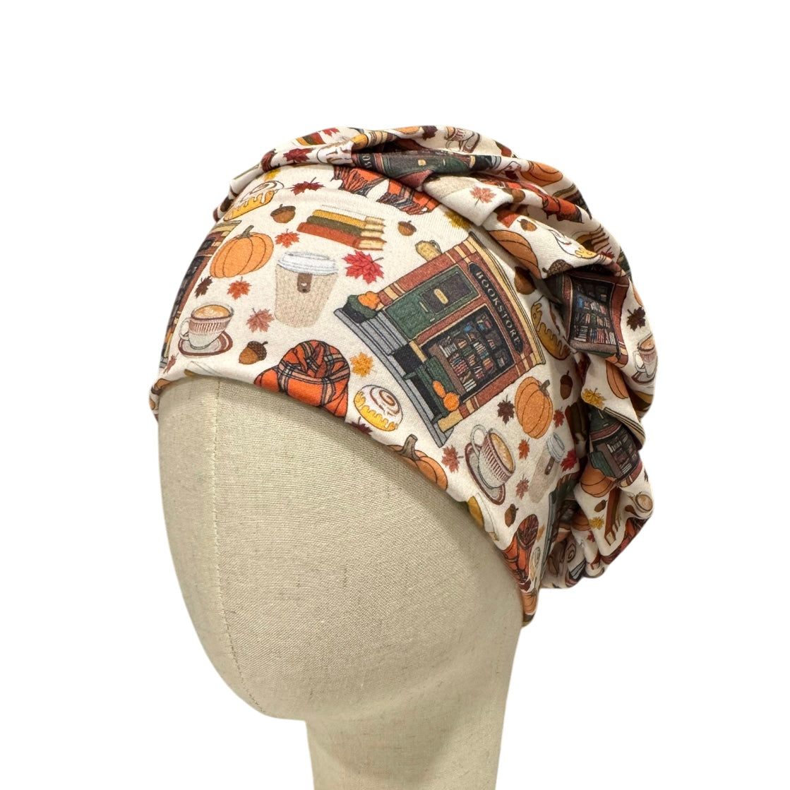Cozy Fall Bouffant Scrub Cap