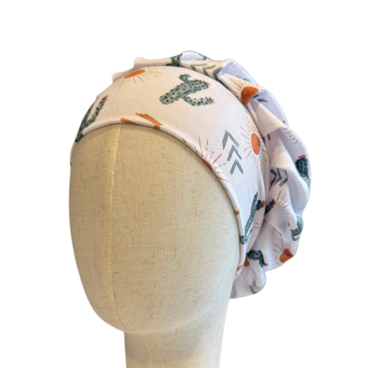Sunny Cactus Scrub Cap