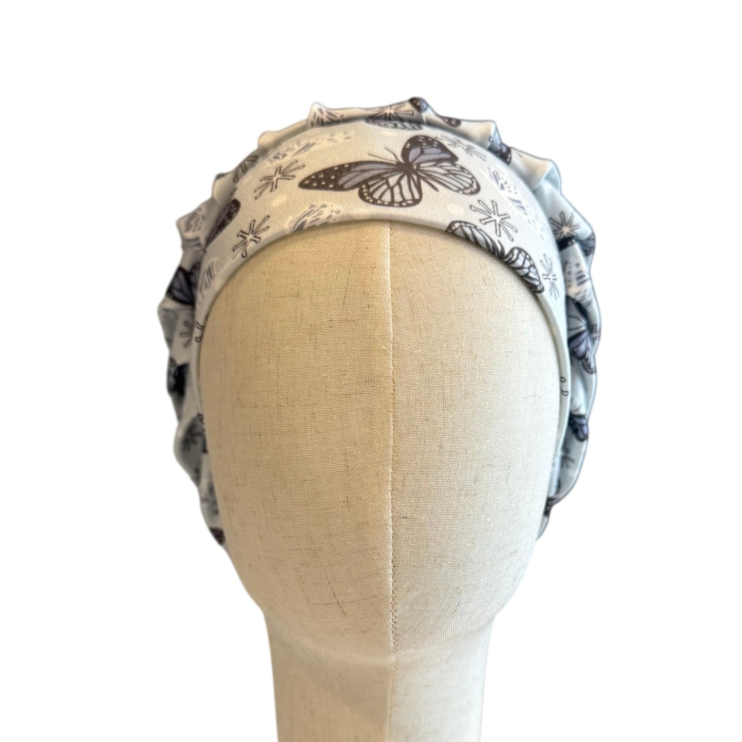 Silver Butterflies Scrub Cap