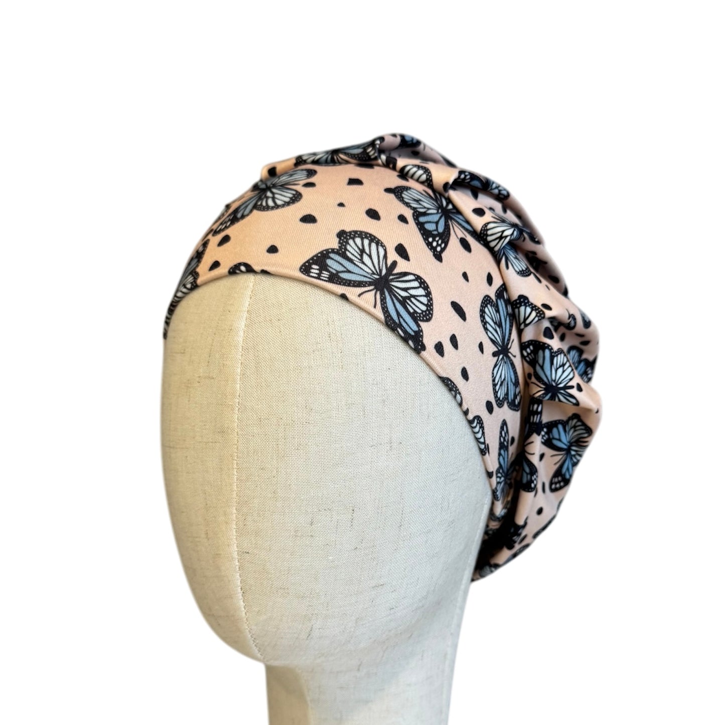 Butterflies Floral Scrub Cap