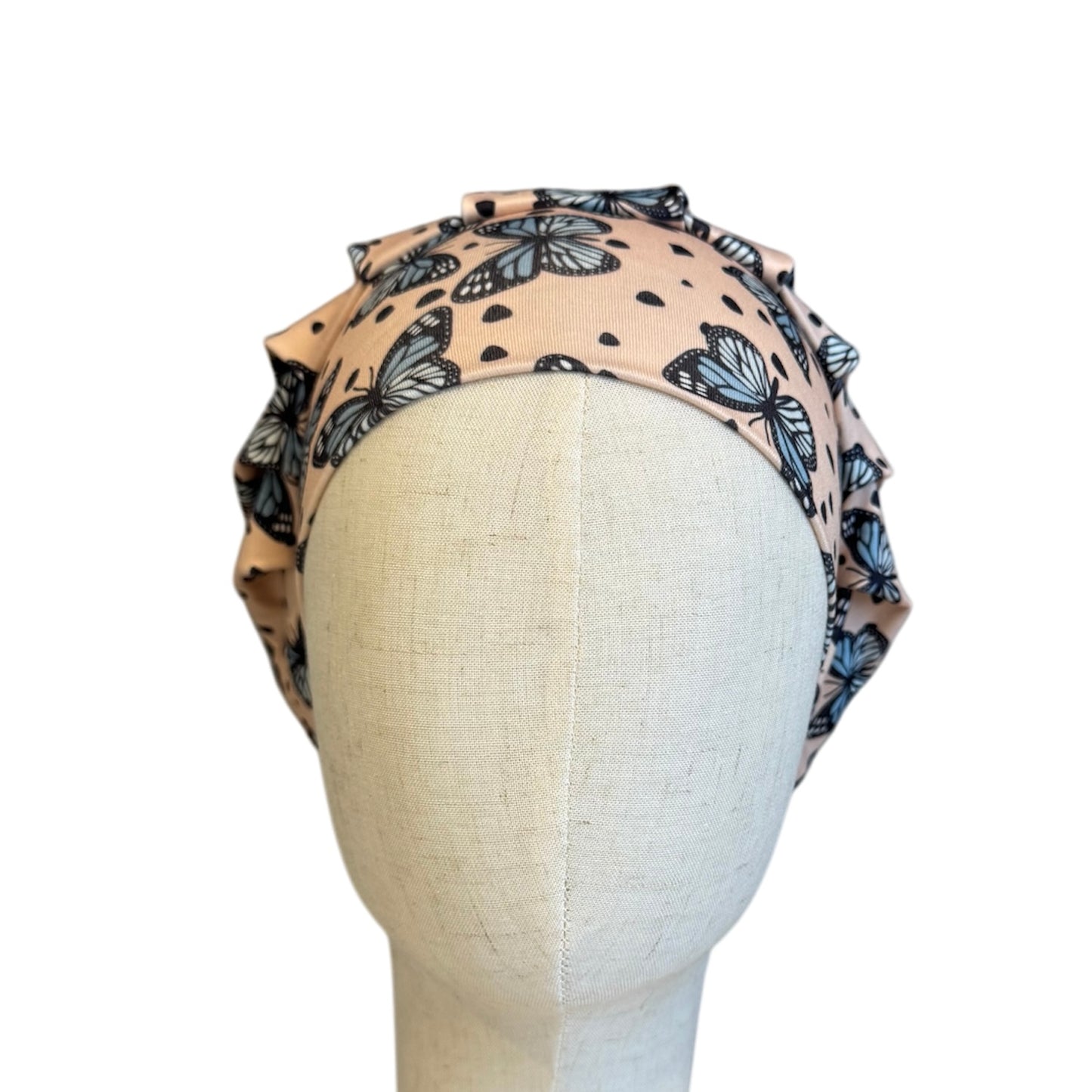 Butterflies Floral Scrub Cap