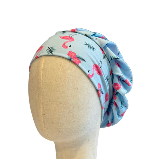 Flamingo Scrub Cap