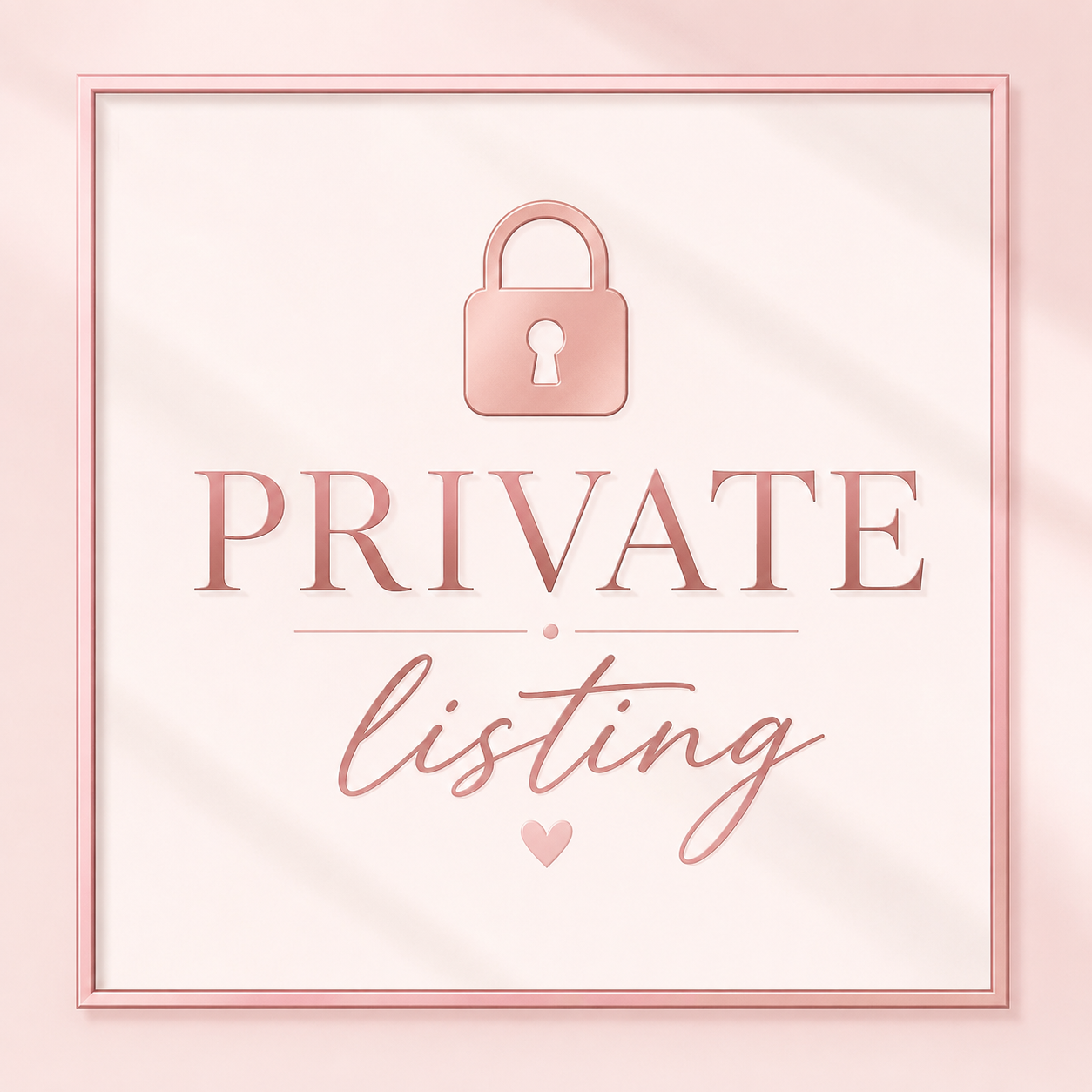 Private Listing for Holly