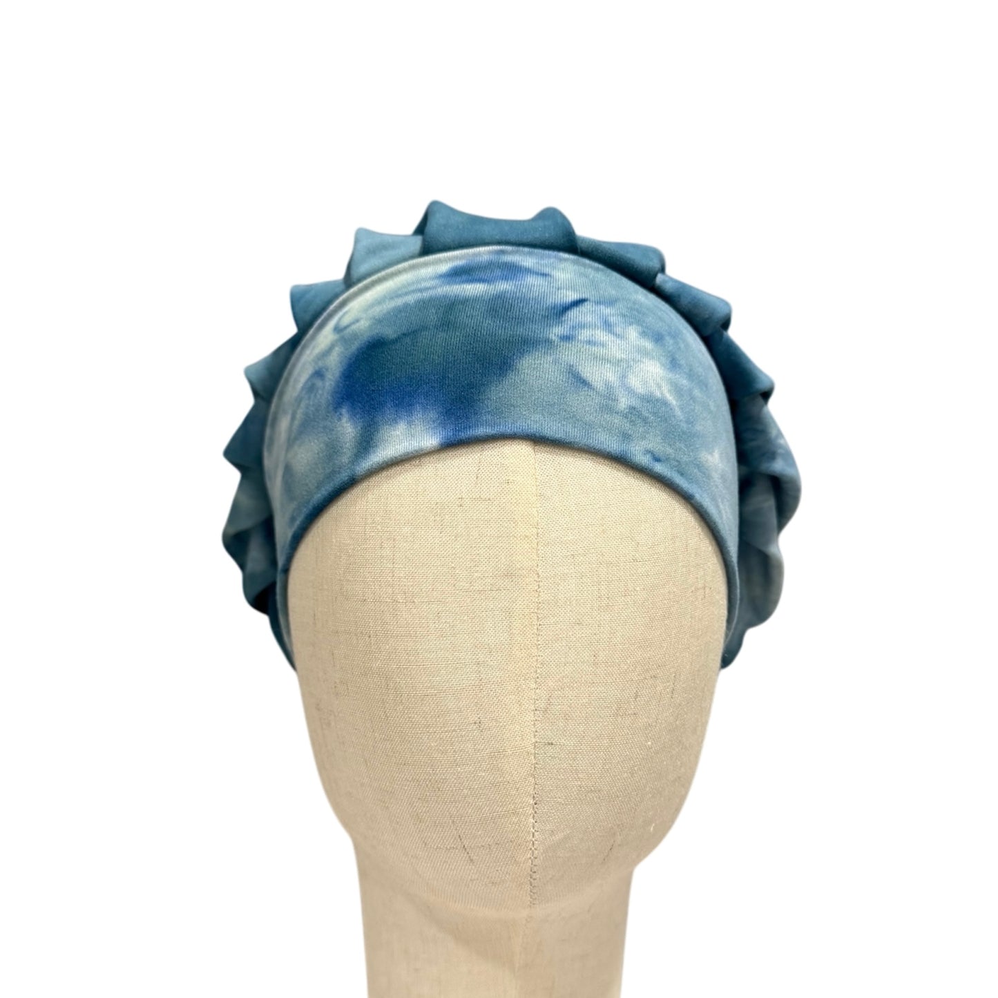 Blue Tie Dye Scrub Cap