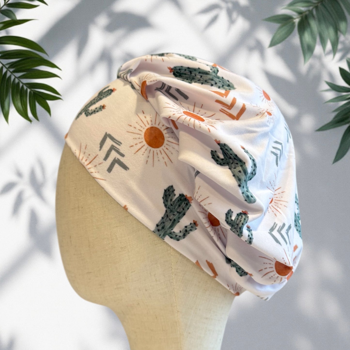 Sunny Cactus Scrub Cap