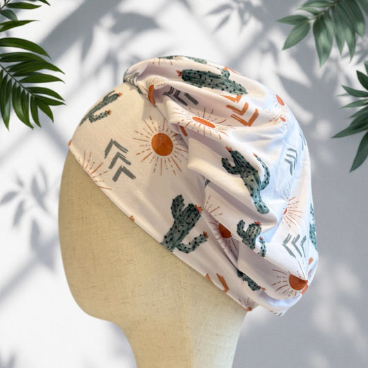 Sunny Cactus Scrub Cap