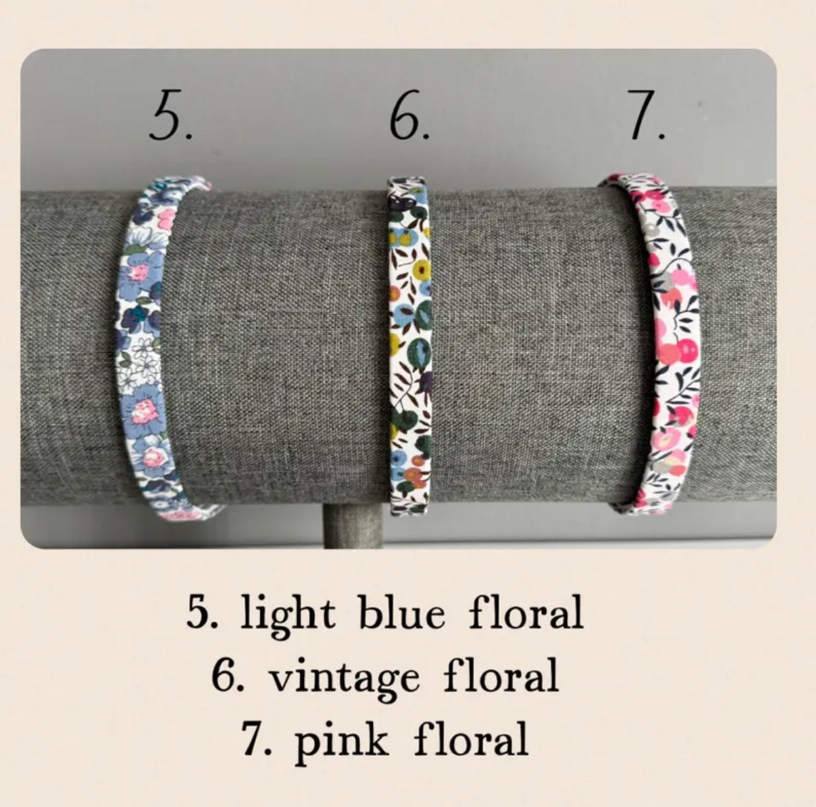 Hard Floral Headband