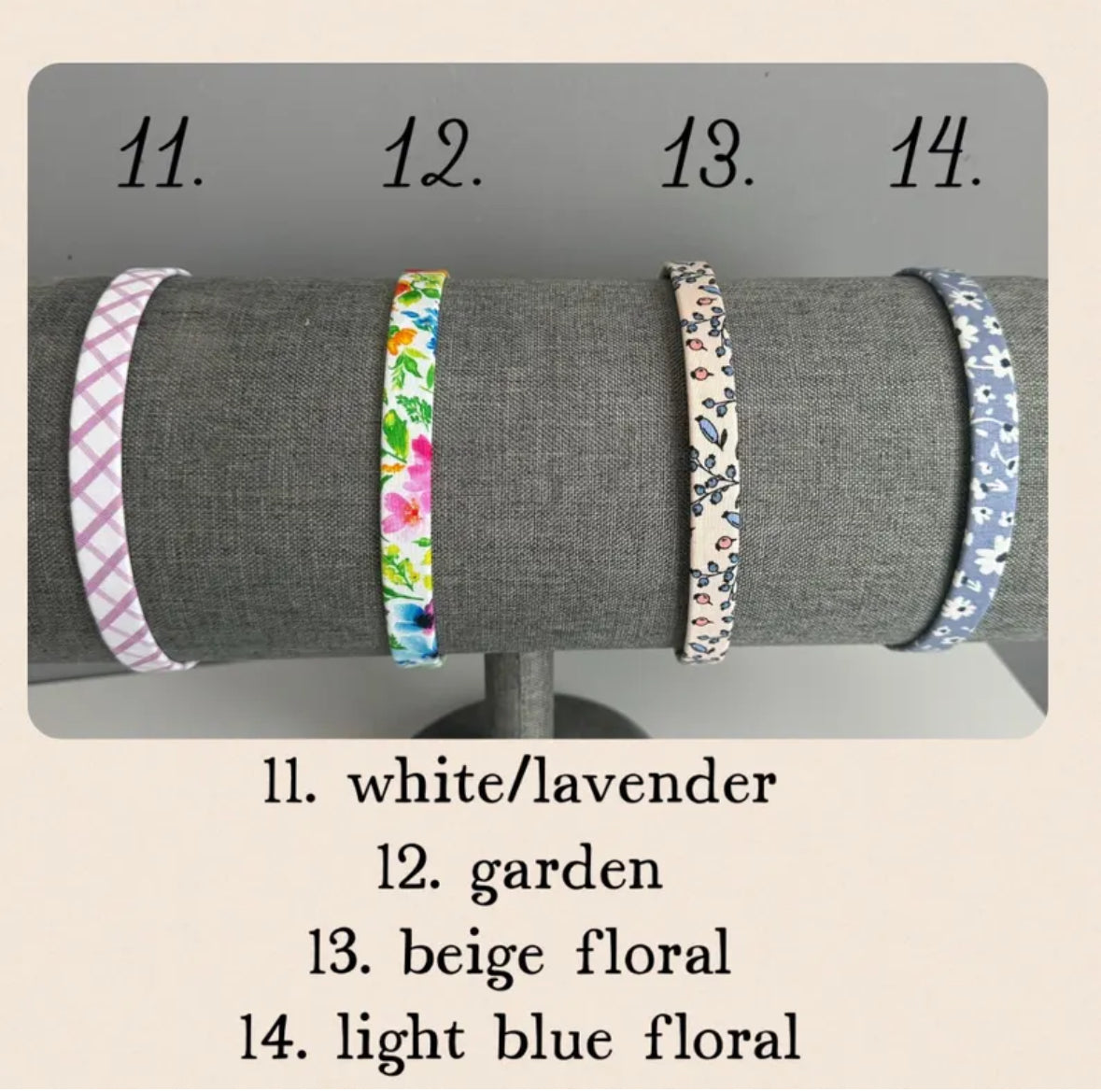 Hard Floral Headband