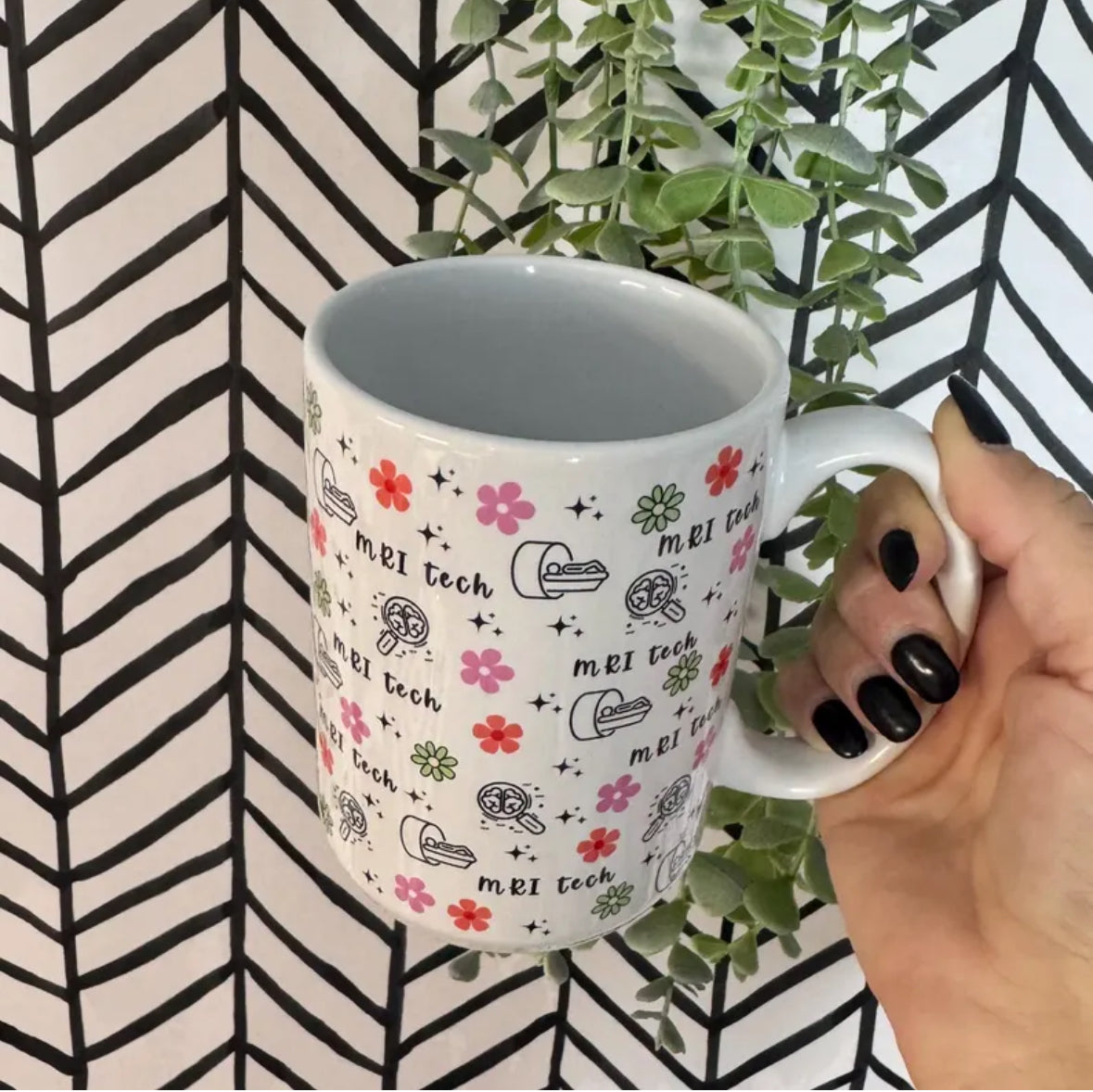 MRI Tech Mug Floral