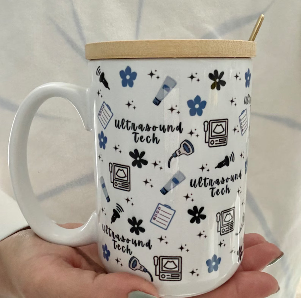 Ultrasound Tech Mug Blue