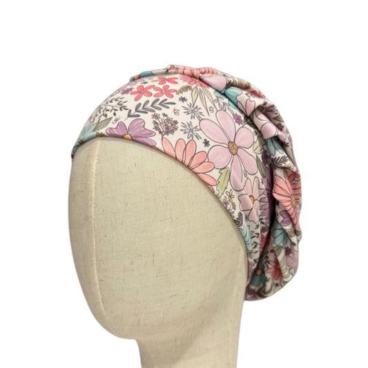 Garden Floral Scrub Cap