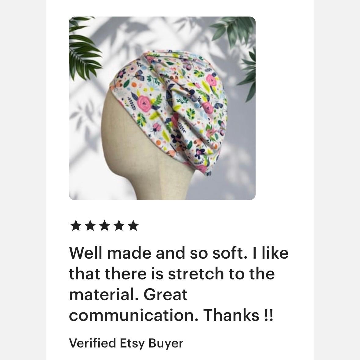 Music Notes Headband Bouffant Scrub Cap | Colorful Musical Surgical Cap for Women | Stretchy Nurse Hat | Fun Medical Hair Cover