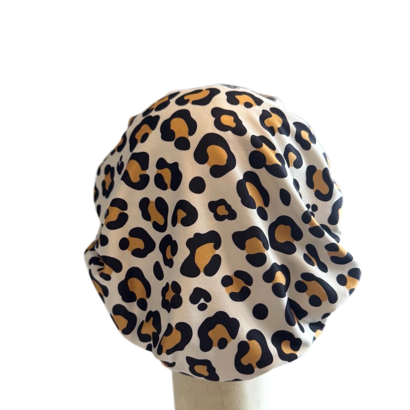 Jaguar Scrub Cap Hat, Soft Stretchy Headband Style Euro Cap, OR Hat