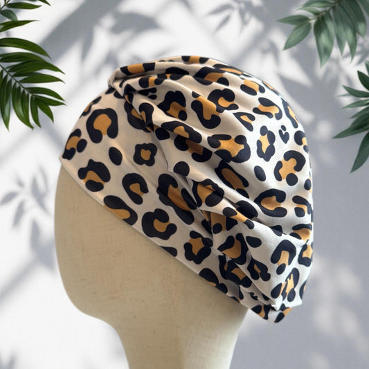 Jaguar Scrub Cap Hat, Soft Stretchy Headband Style Euro Cap, OR Hat