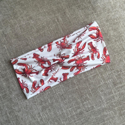 Crawfish Twist Headband, Stretchy Soft Headband