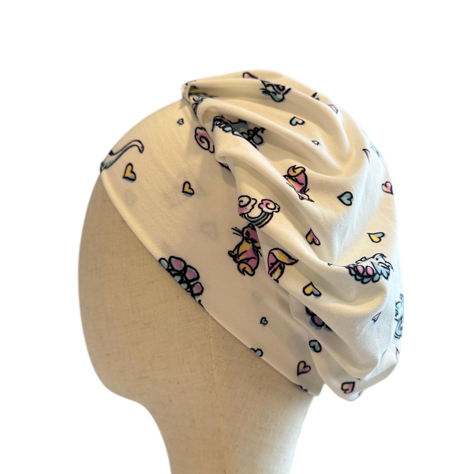 Dino, Unicorn, Cat Scrub Cap Hat, Soft Stretchy Headband Style Euro Cap, OR Hat