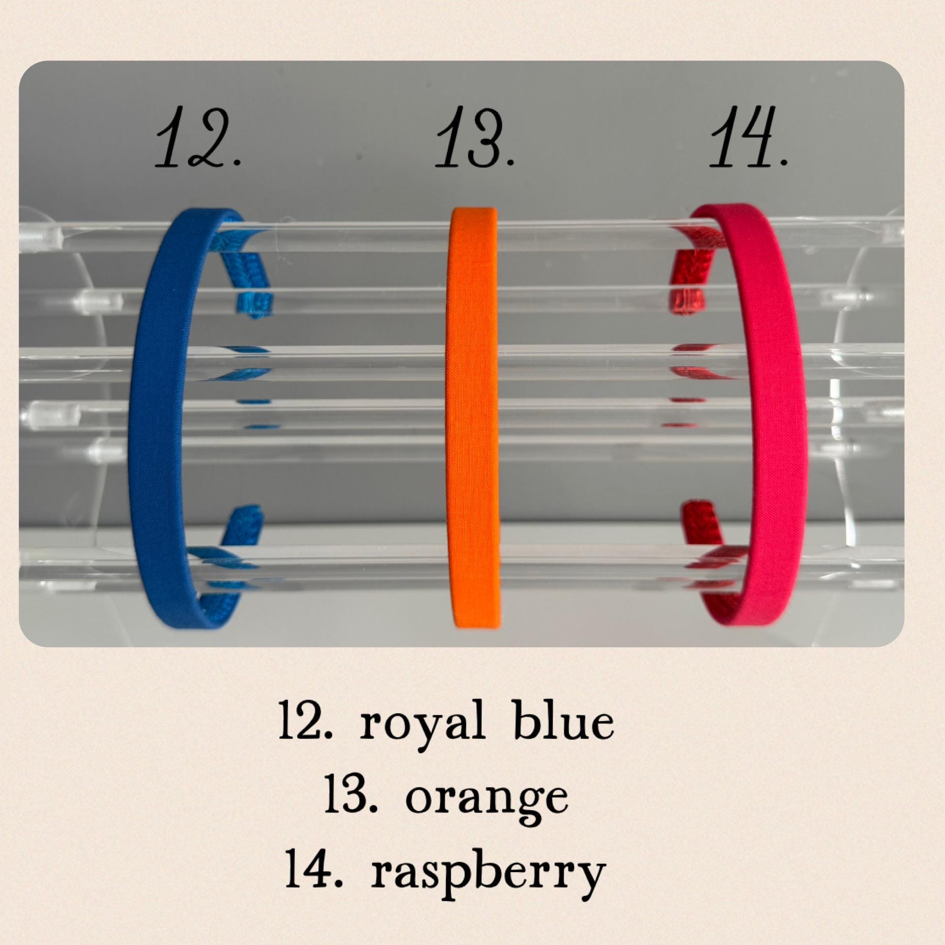 Hard Skinny Headband, Solid Color Hard Headband, Liberty Headband, Girls Headband, Classic Headband