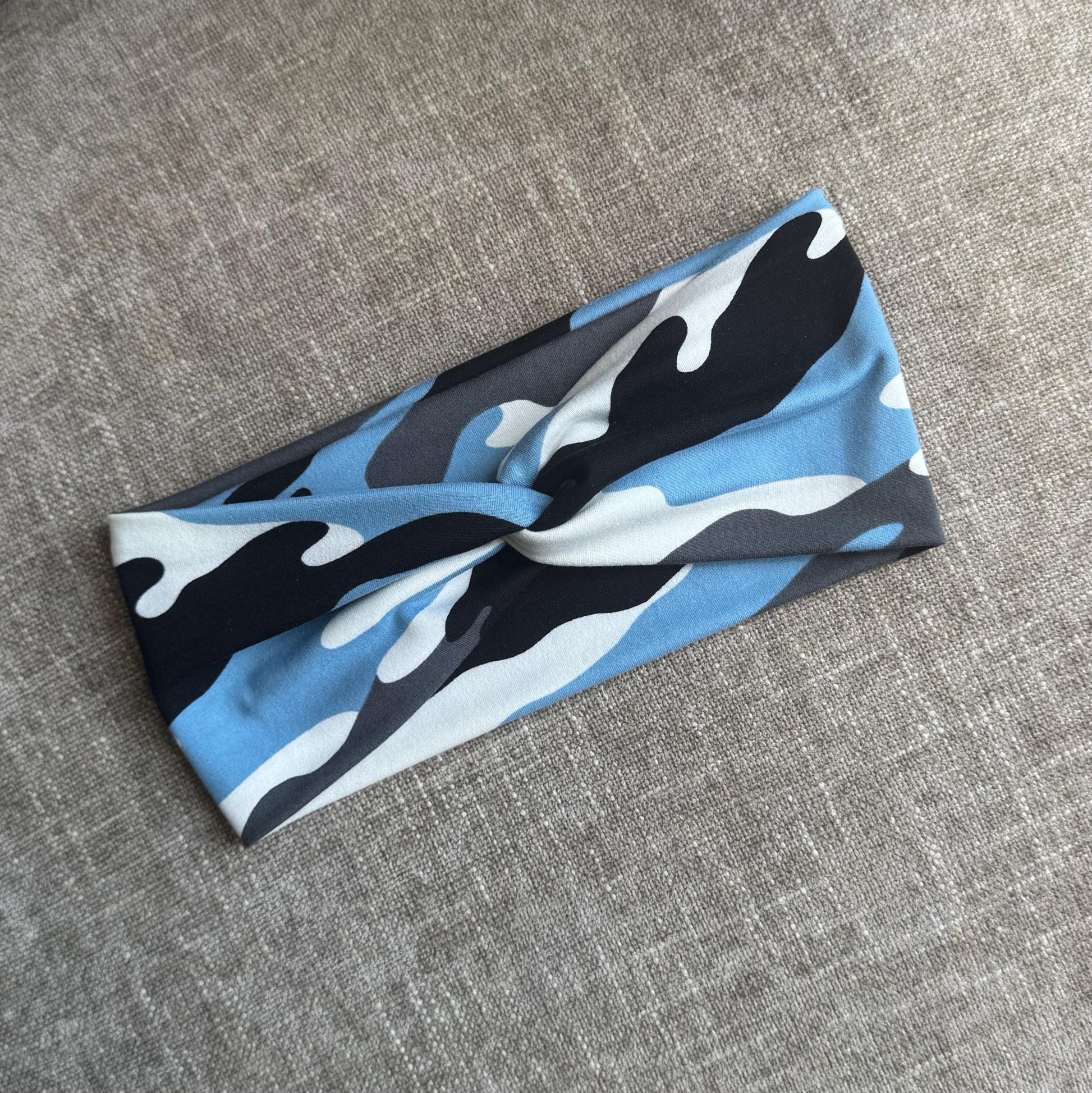 Camo Twist Headband, Stretchy Soft Headband