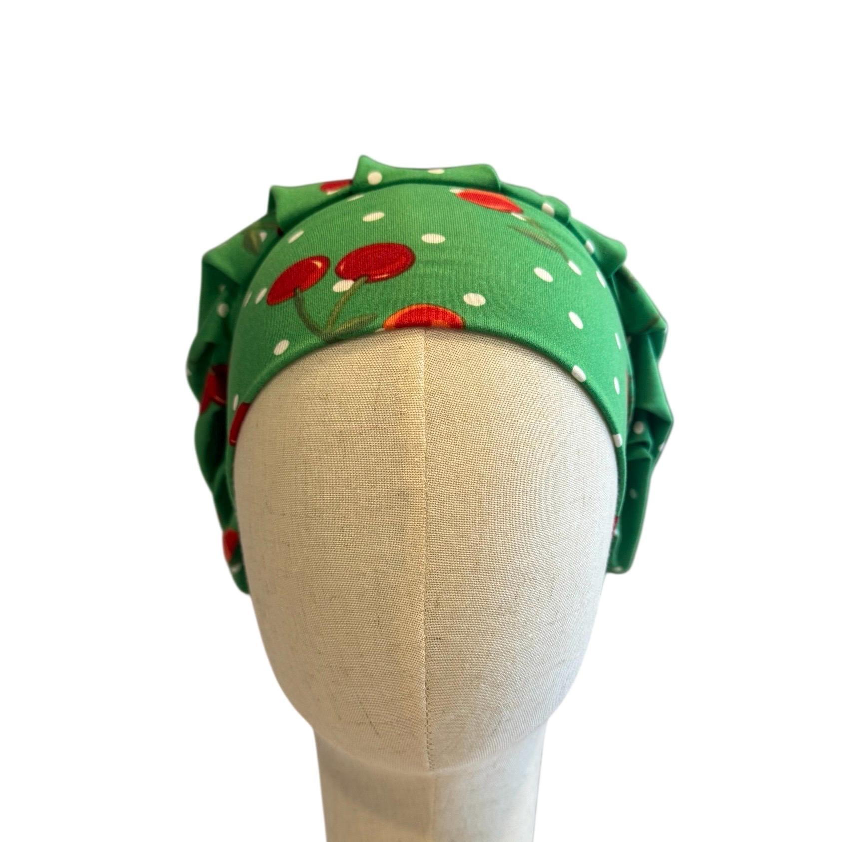 Apples Scrub Cap Hat, Soft Stretchy Headband Style Euro Cap, OR Hat