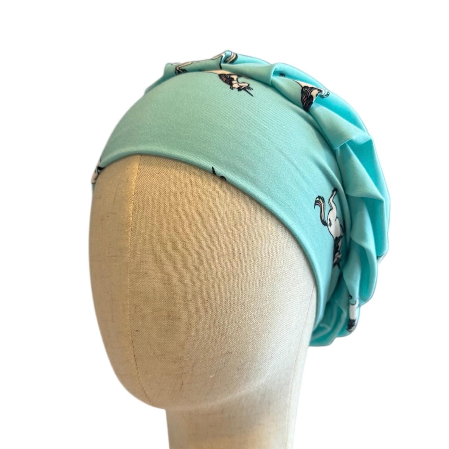 Mine Unicorn Scrub Cap Hat, Soft Stretchy Headband Style Euro Cap, OR Hat