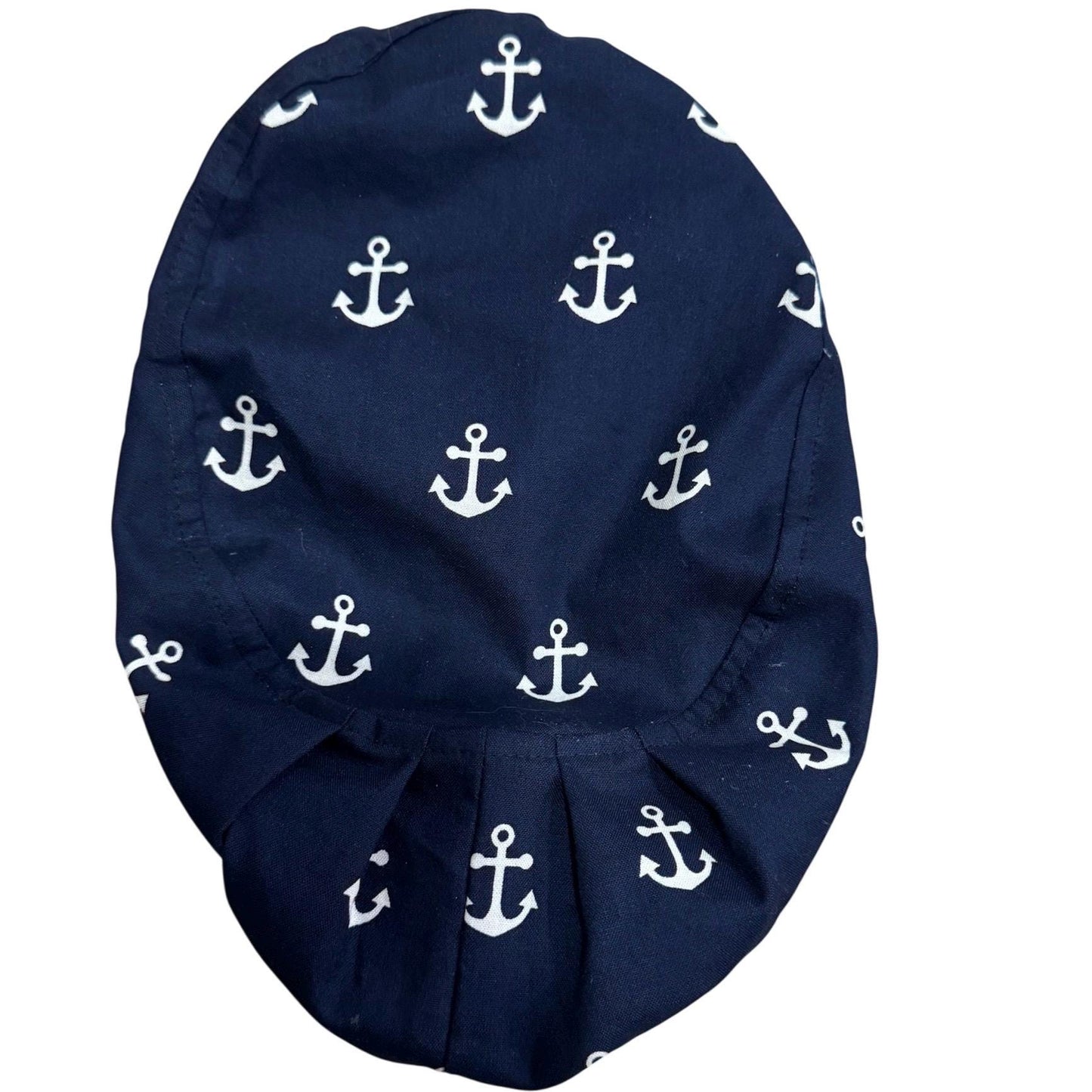 Navy Anchor Euro Scrub Cap, Surgical Scrub Cap