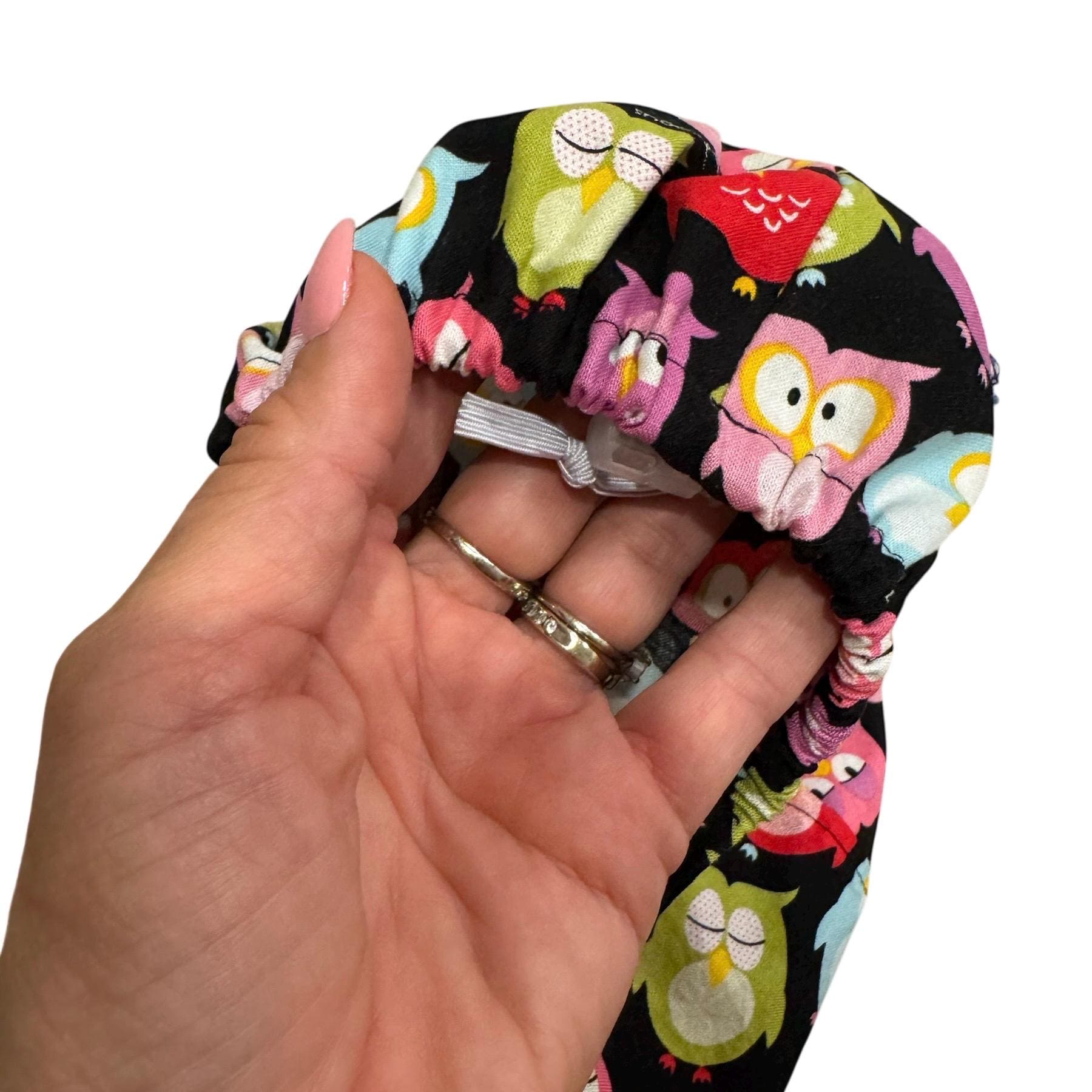 Cute Owls Euro Scrub Cap, Surgical Scrub Cap