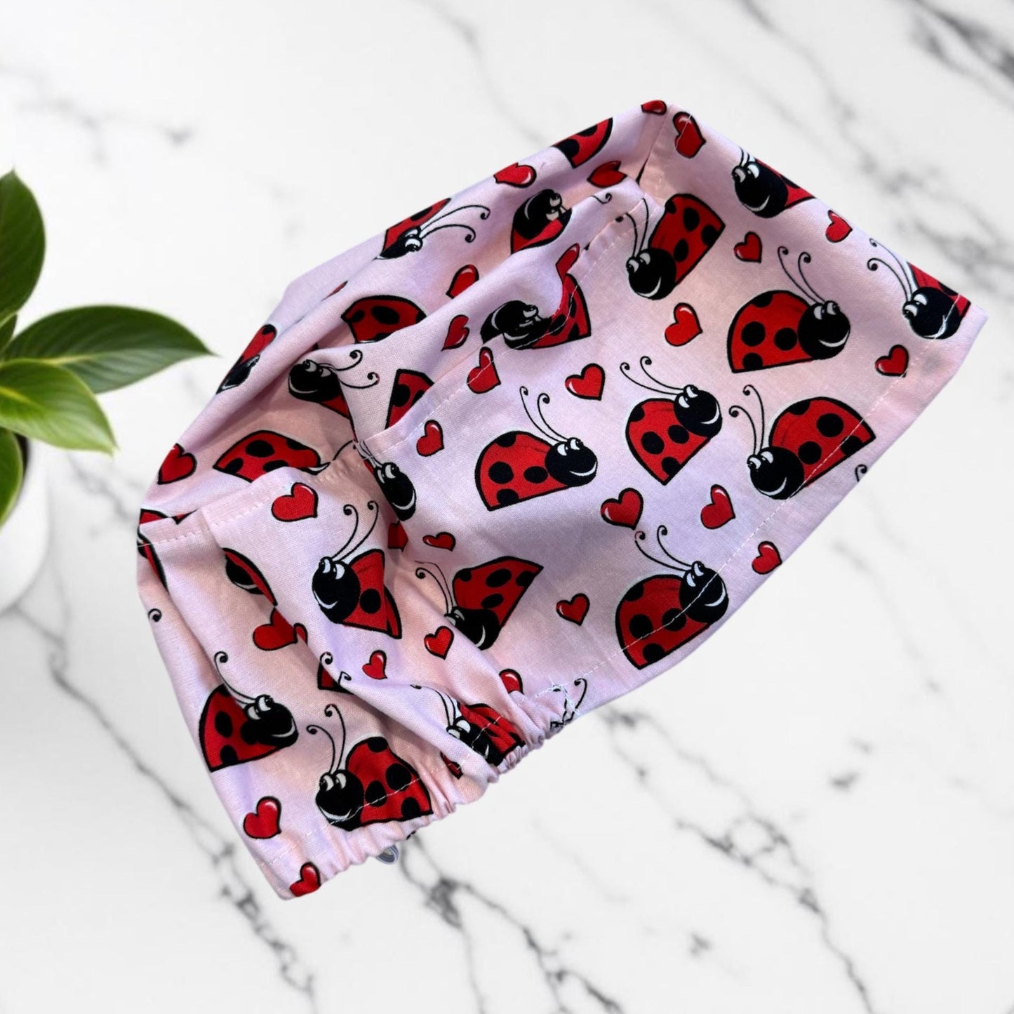 Ladybug Euro Scrub Cap, Surgical Scrub Cap