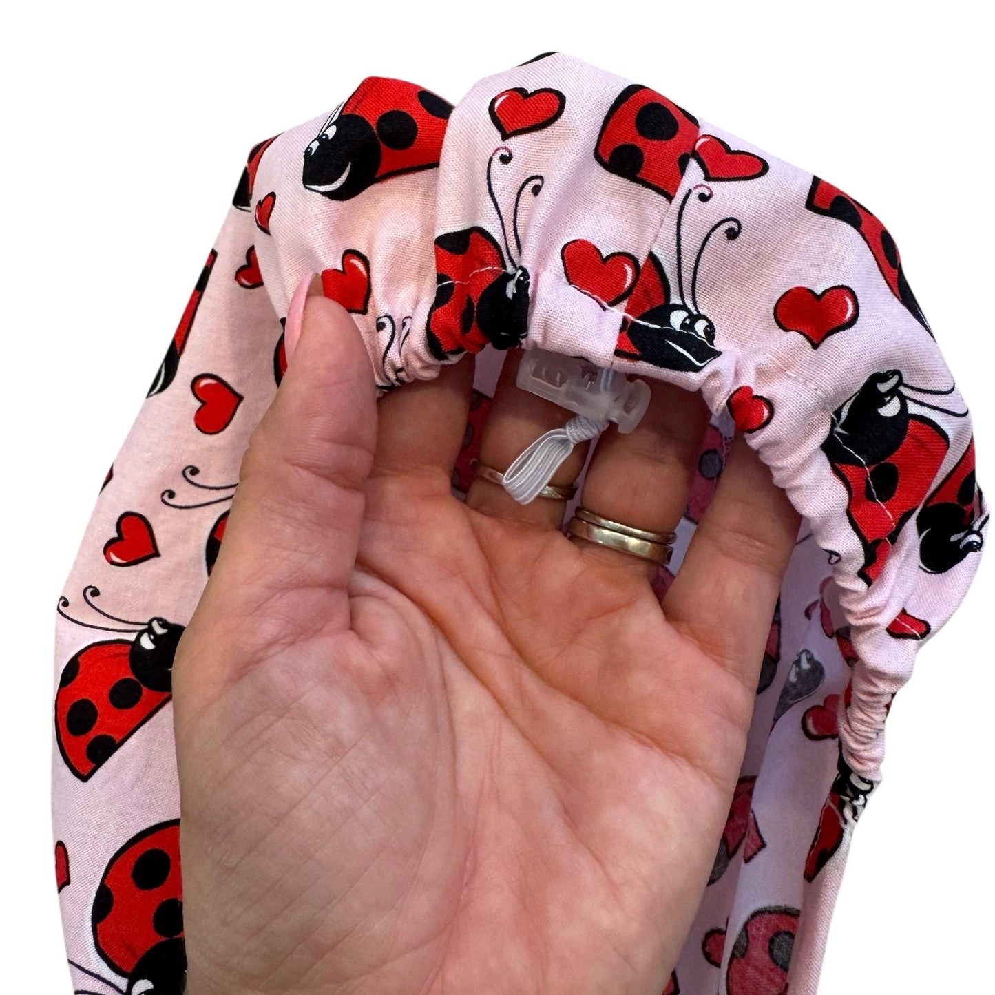 Ladybug Euro Scrub Cap, Surgical Scrub Cap