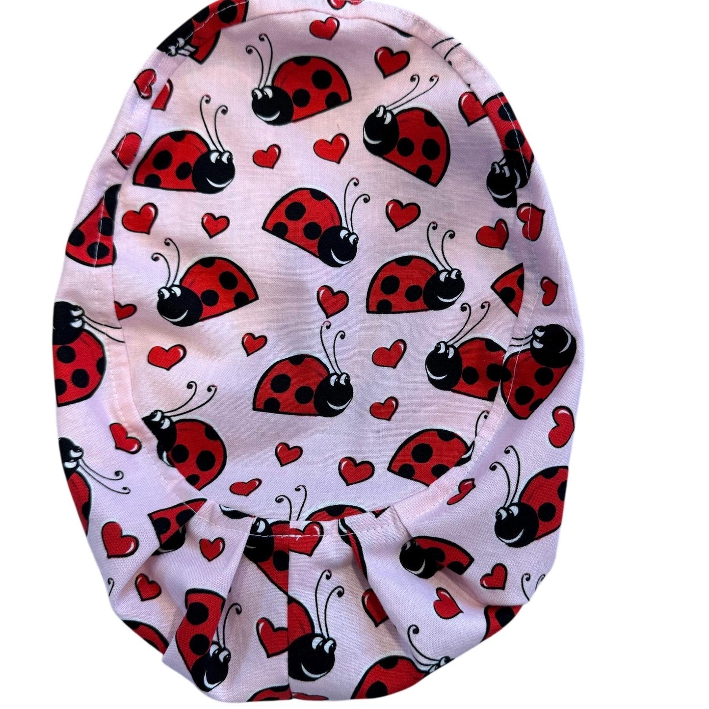 Ladybug Euro Scrub Cap, Surgical Scrub Cap