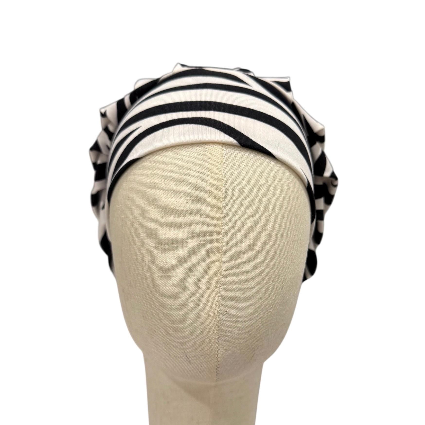 Zebra Print Bouffant Scrub Cap | Animal Print Surgical Cap for Nurses, Doctors, Dentists & Vets | Cute Medical Hat, Nurse Gift