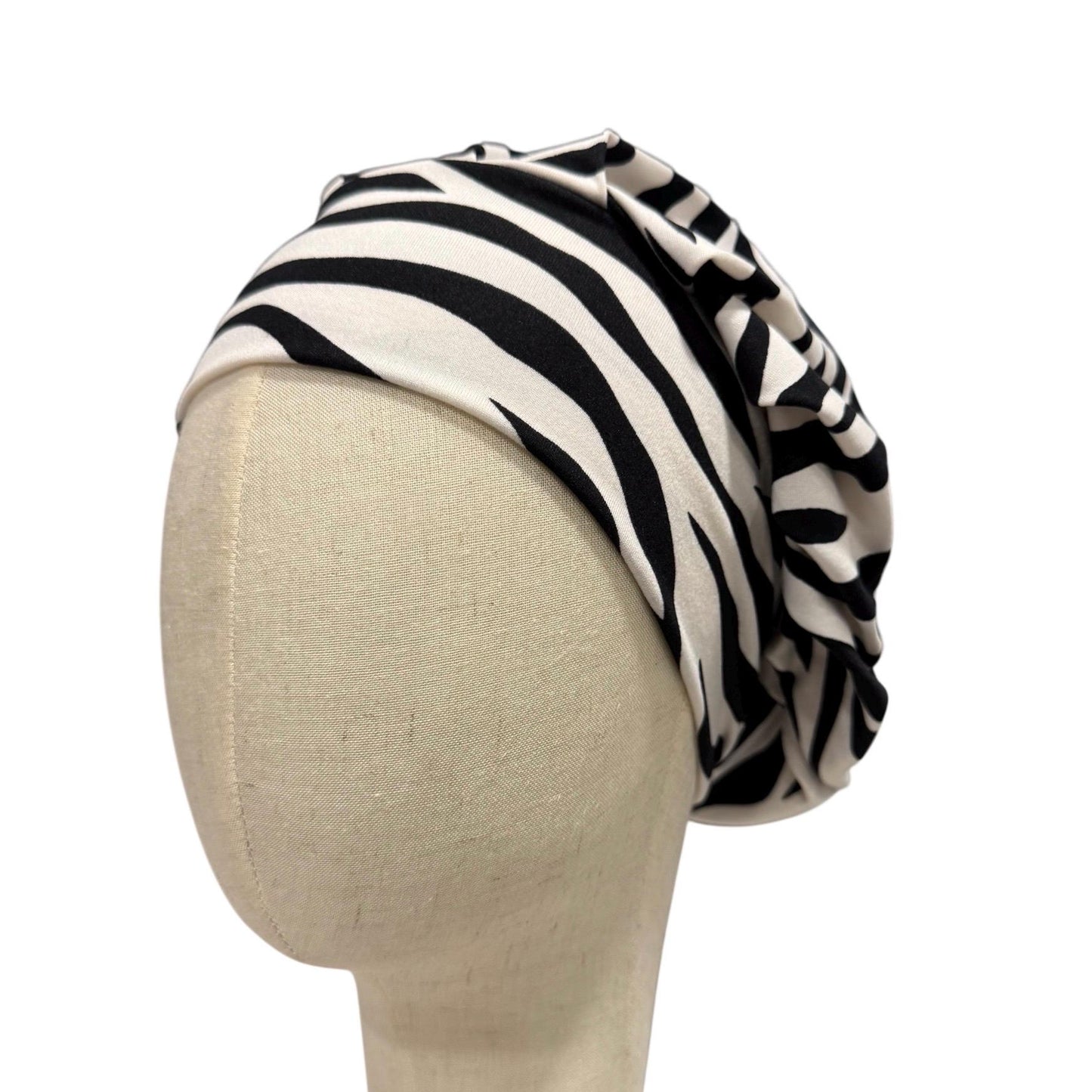 Zebra Print Bouffant Scrub Cap | Animal Print Surgical Cap for Nurses, Doctors, Dentists & Vets | Cute Medical Hat, Nurse Gift