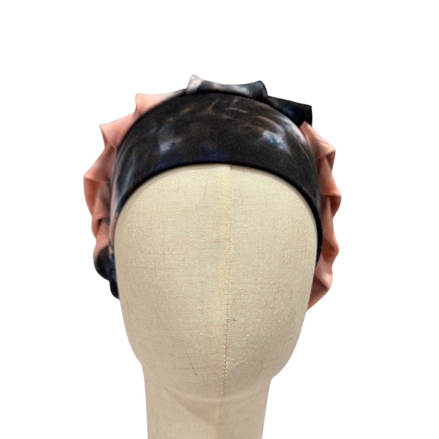 Tie Dye Scrub Cap – Handmade Bouffant Surgical Hat, Nurse Cap with Pastel & Dark Tones