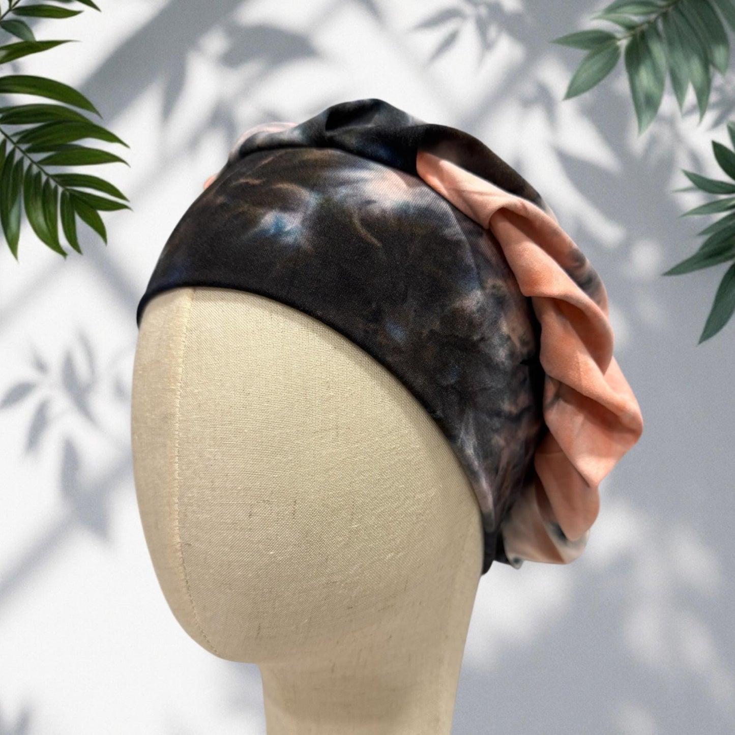 Tie Dye Scrub Cap – Handmade Bouffant Surgical Hat, Nurse Cap with Pastel & Dark Tones
