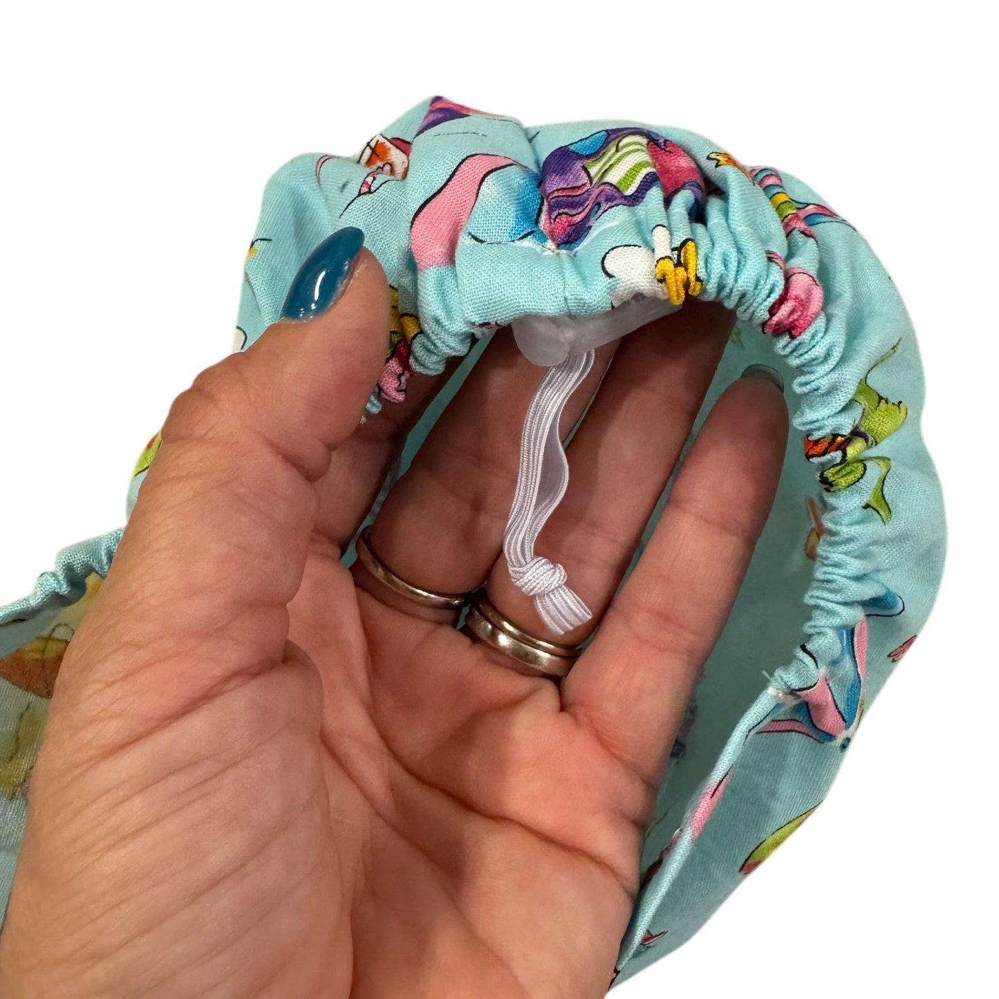Flamingo Scrub Cap • Vacation Flamingos Euro Scrub Hat • 100% Cotton • Adjustable Elastic • Cute Nurse Hat • Tropical Medical Cap