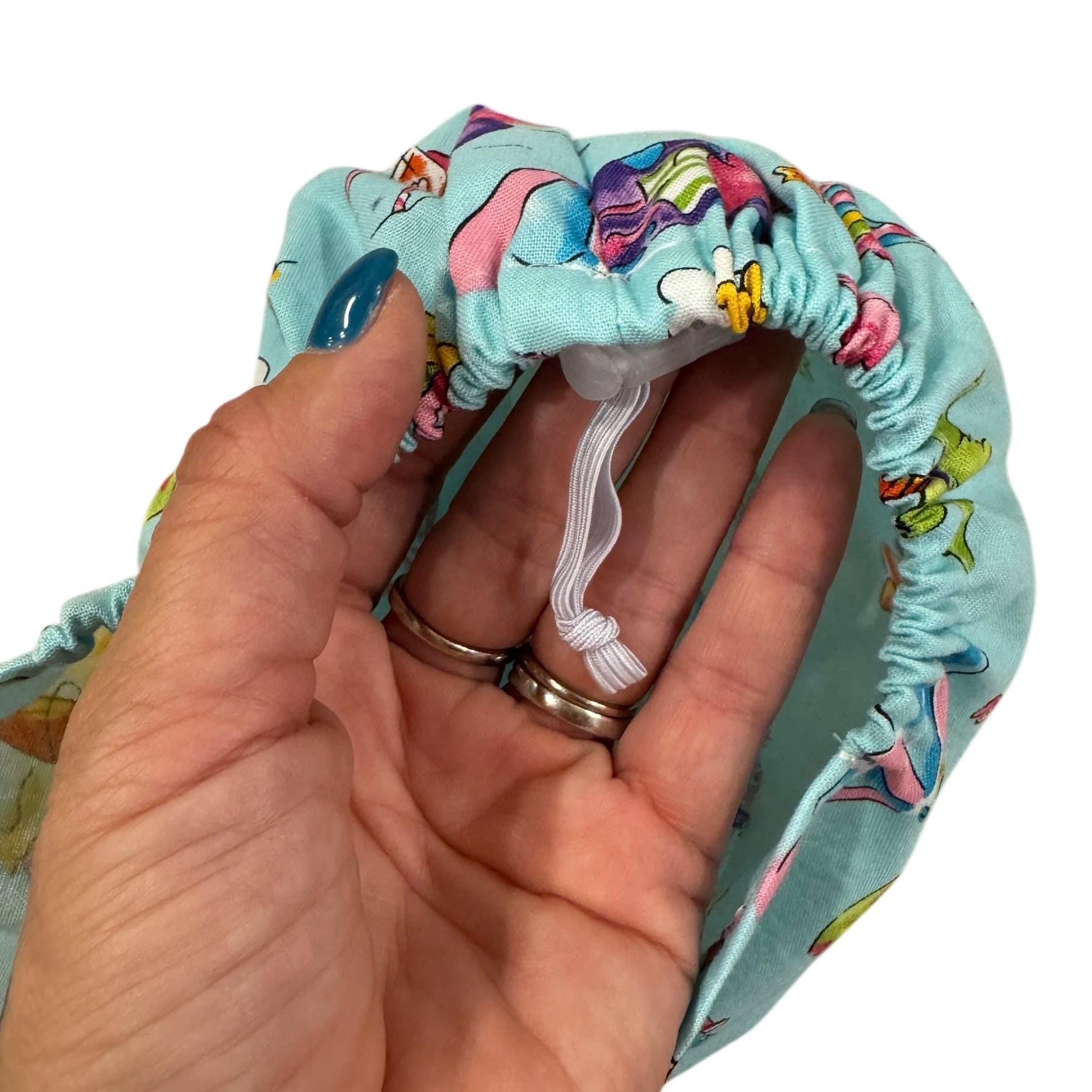 Flamingo Scrub Cap • Vacation Flamingos Euro Scrub Hat • 100% Cotton • Adjustable Elastic • Cute Nurse Hat • Tropical Medical Cap