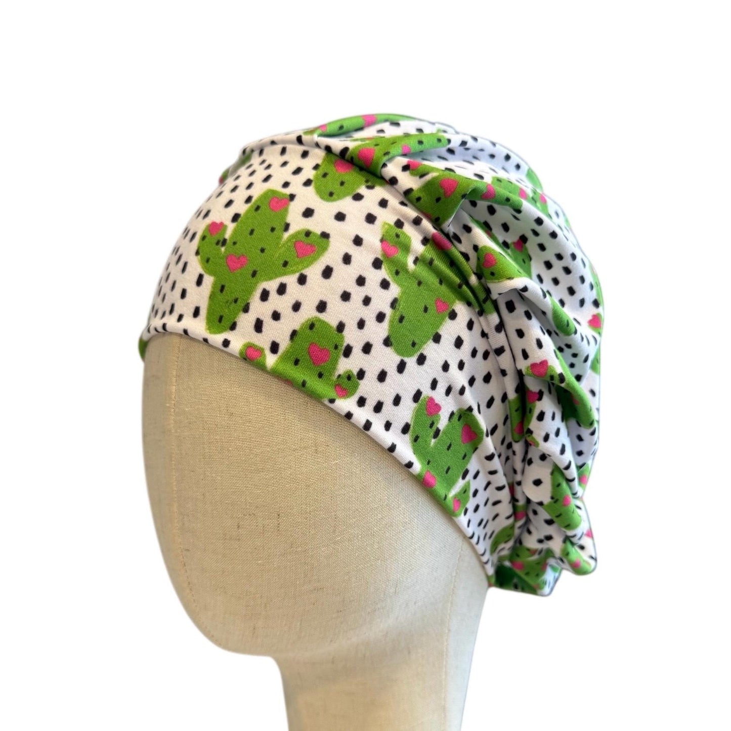 Cactus Scrub Cap, Bouffant Stretch Scrub Hat