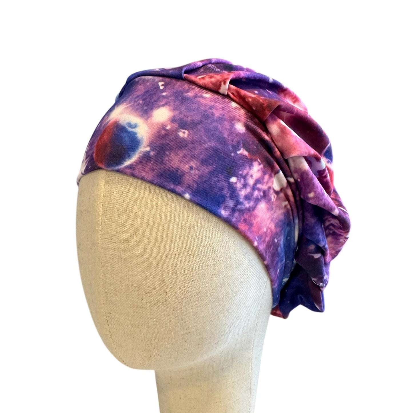 Galaxy Scrub Cap, Bouffant Stretch Scrub Hat, Space Surgical Cap
